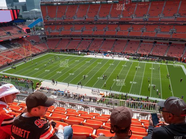 Seating view for Huntington Bank Field Section 536