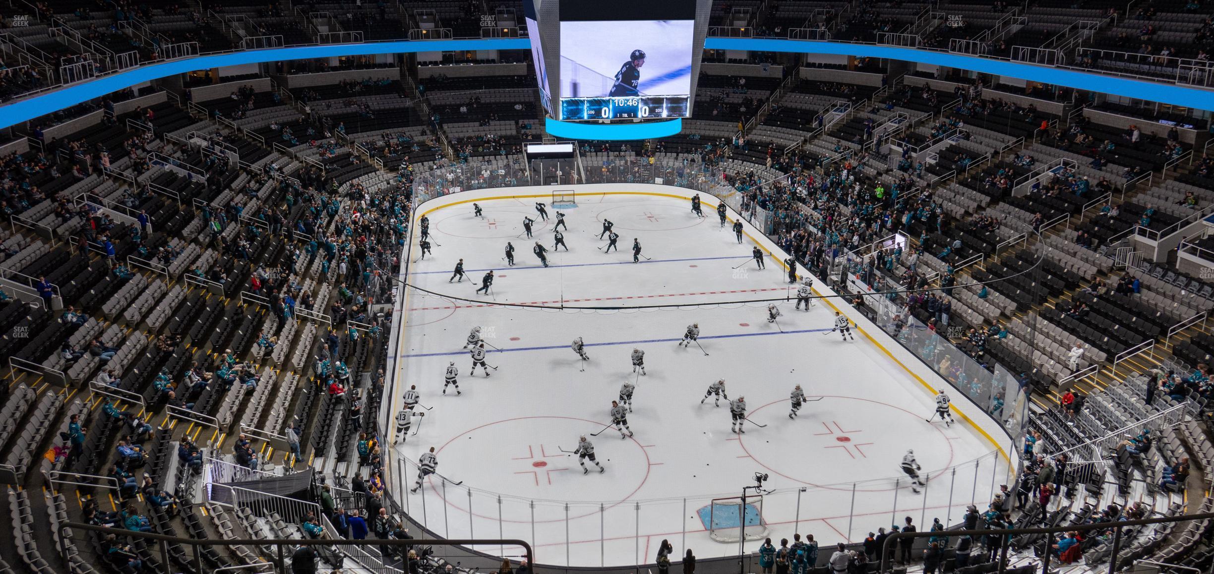 Seating view for SAP Center at San Jose Section 208