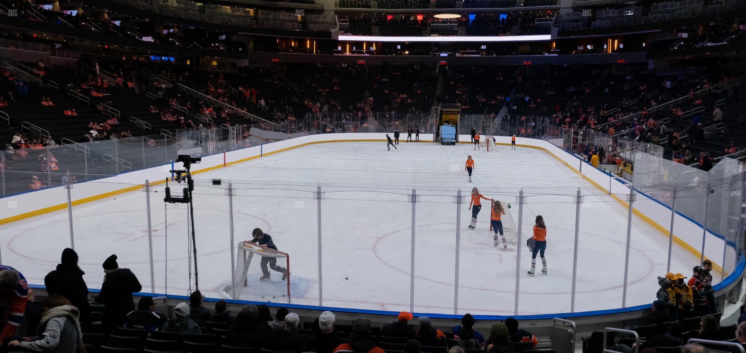 Seating view for Rogers Place Section 110