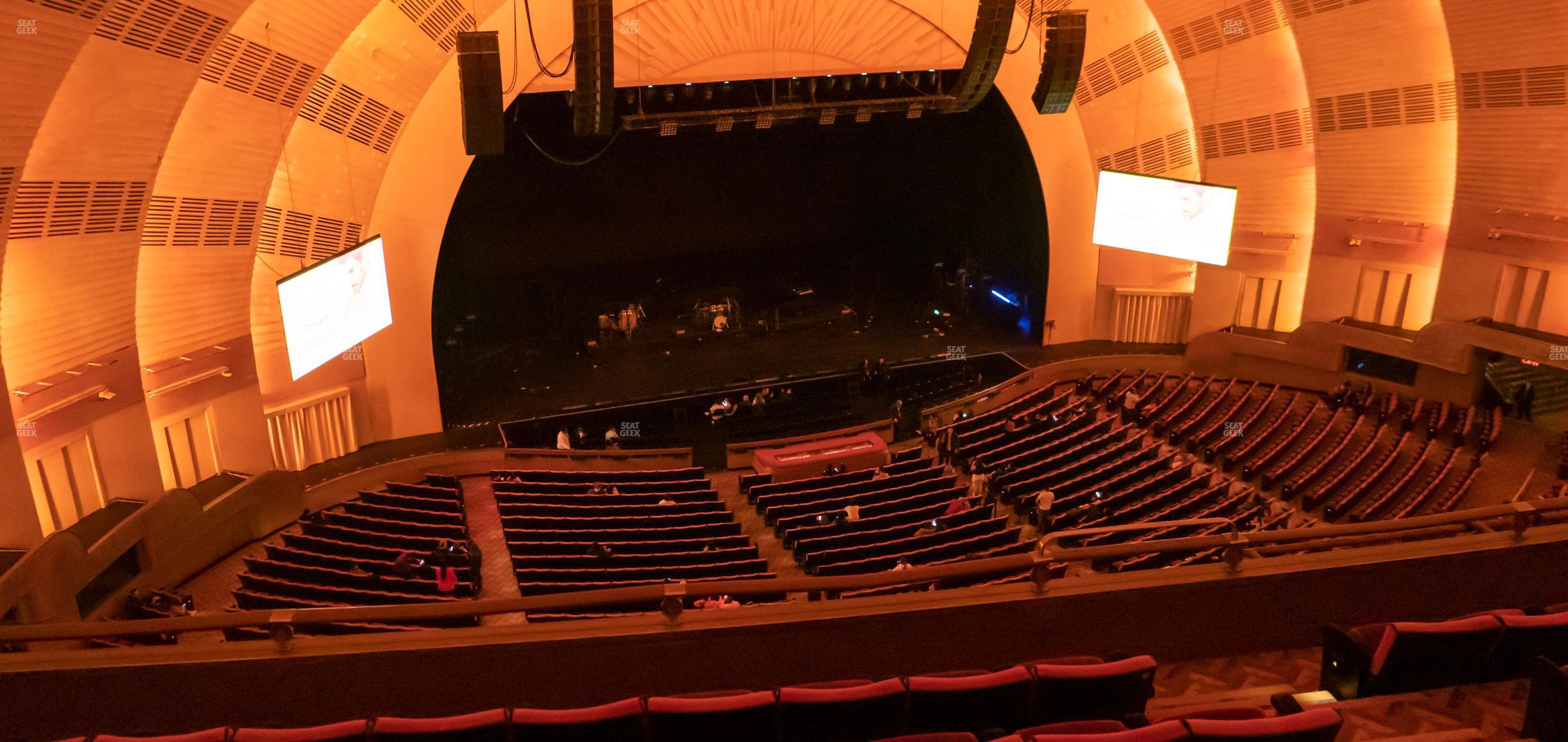 Seating view for Radio City Music Hall Section Third Mezzanine 6