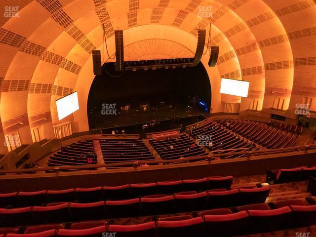 Seating view for Radio City Music Hall Section Third Mezzanine 6