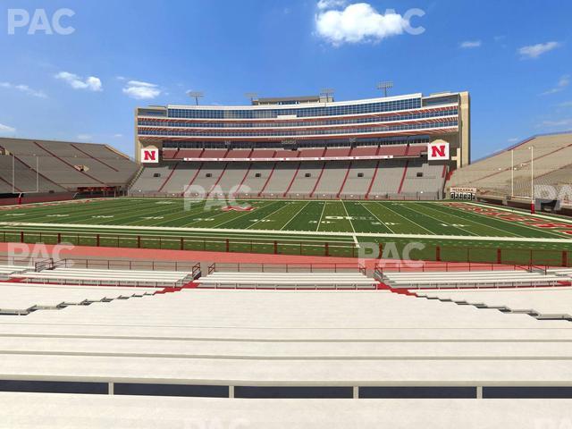 Seating view for Memorial Stadium Nebraska Section 4