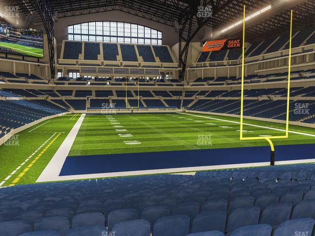 Seating view for Lucas Oil Stadium Section 102