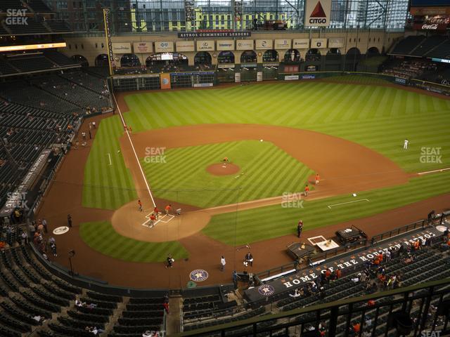 Seating view for Minute Maid Park Section 322