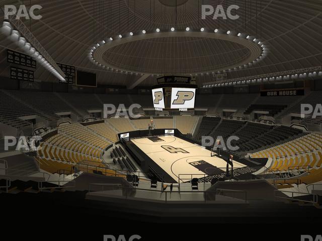 Seating view for Mackey Arena Section Upper 116