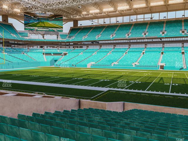 Seating view for Hard Rock Stadium Section 144