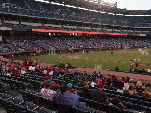 Seating view for Angel Stadium of Anaheim Section 124