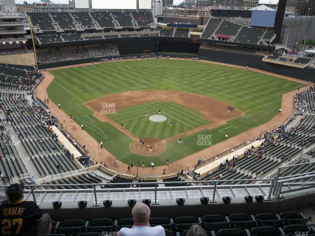 Seating view for Target Field Section 314