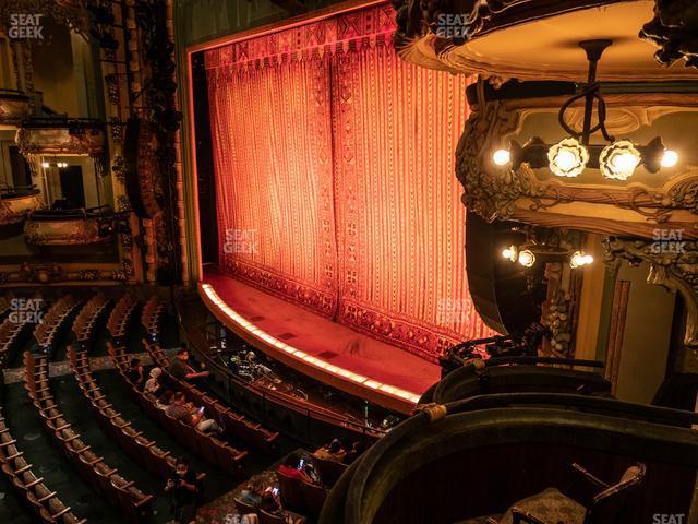 Seating view for New Amsterdam Theatre Section Box 4