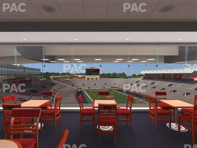 Seating view for Vaught Hemingway Stadium Section South Zone Club