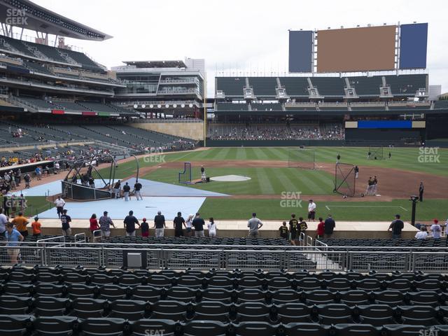 Seating view for Target Field Section 109