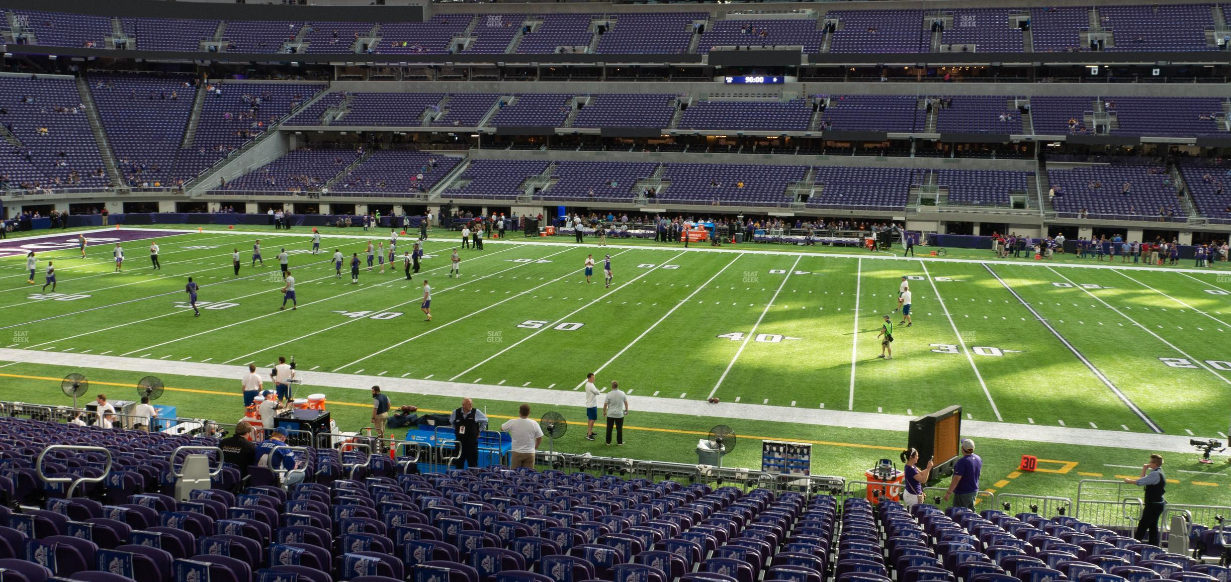 Seating view for U.S. Bank Stadium Section V 2