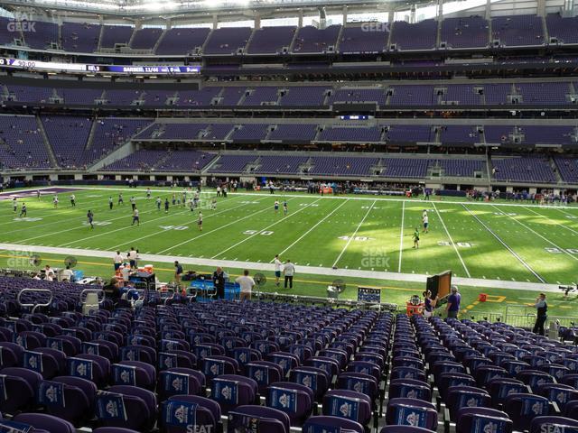 Seating view for U.S. Bank Stadium Section V 2