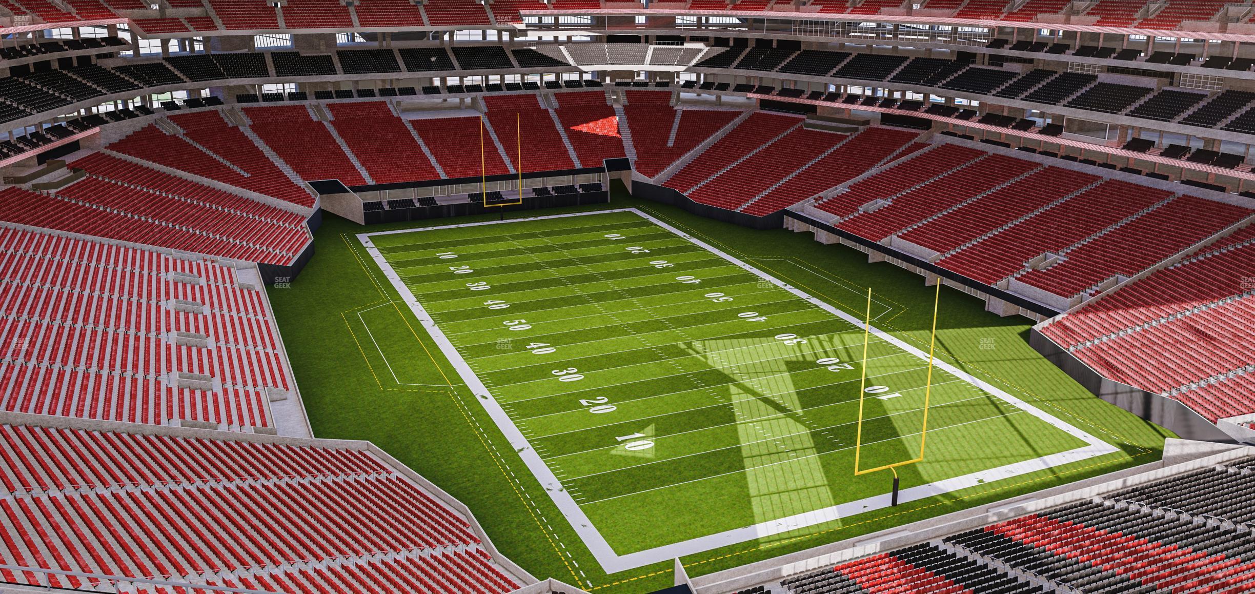 Seating view for Mercedes-Benz Stadium Section 301