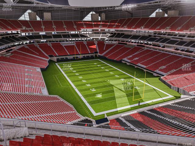 Seating view for Mercedes-Benz Stadium Section 301