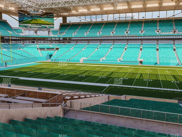 Seating view for Hard Rock Stadium Section 244