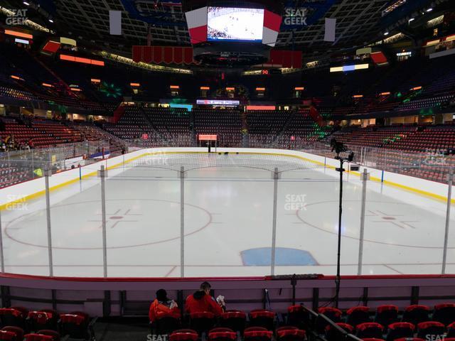 Seating view for Scotiabank Saddledome Section 114