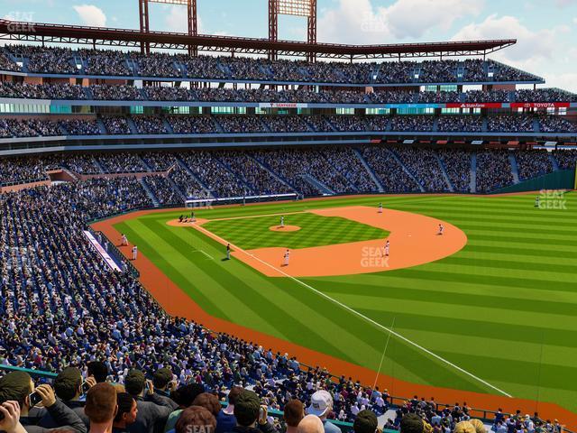 Seating view for Citizens Bank Park Section 208