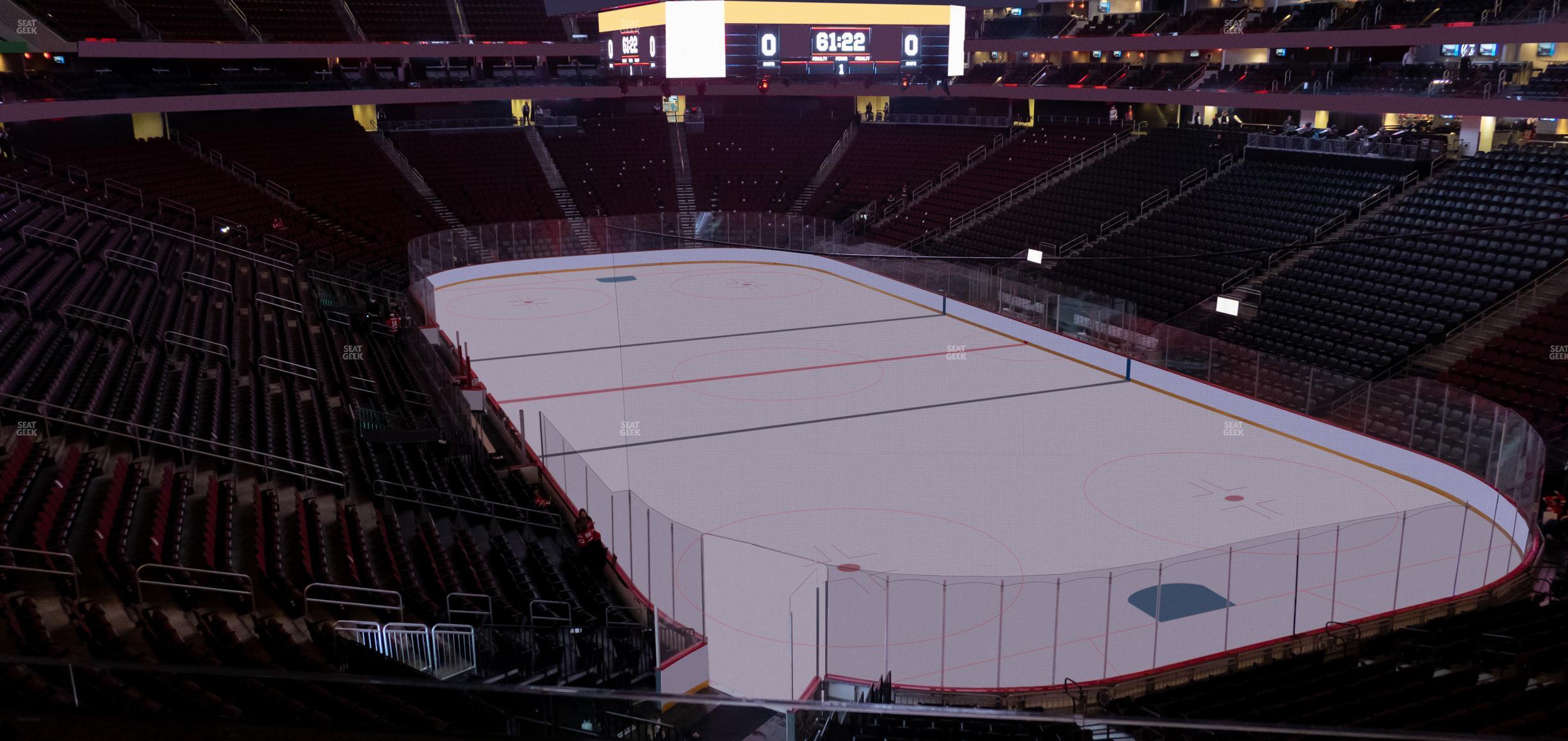 Seating view for Prudential Center Section Restaurant Ledge 5