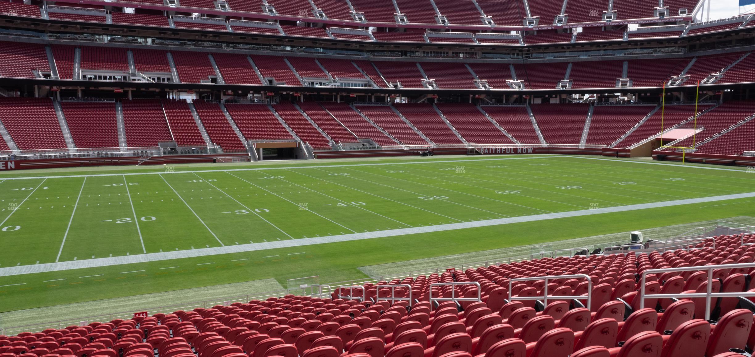 Seating view for Levi's Stadium Section C 141