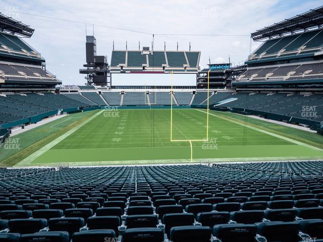 Seating view for Lincoln Financial Field Section 109