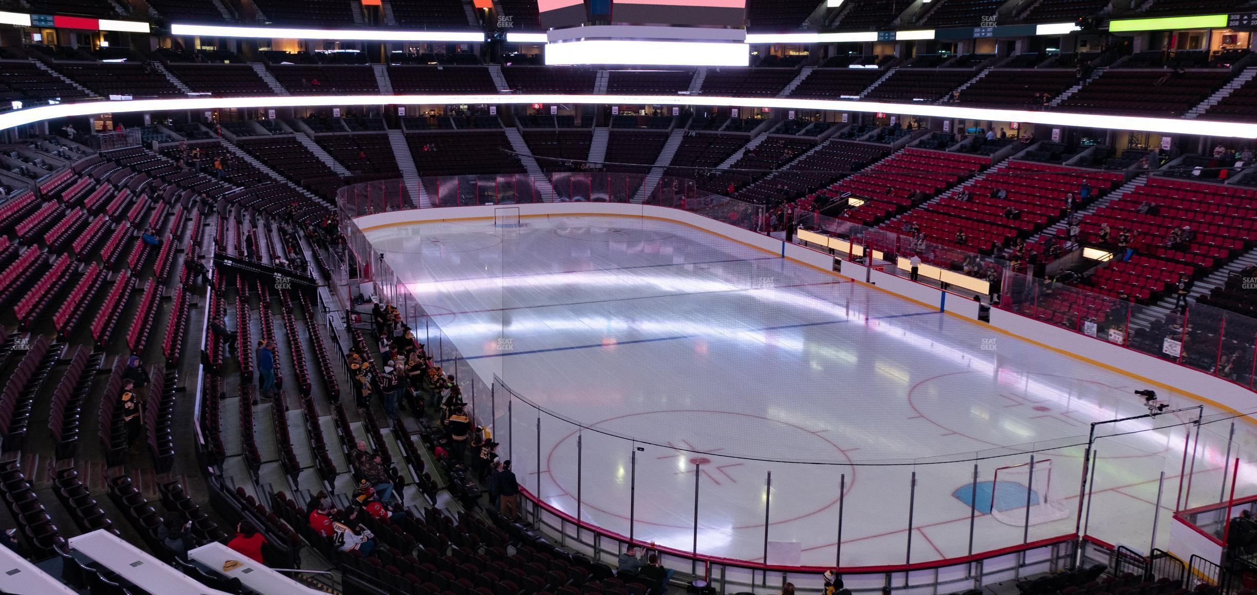 Seating view for Canadian Tire Centre Section 217