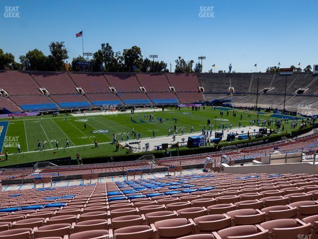 Seating view for Rose Bowl Stadium Section Upper 17