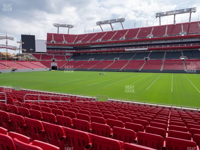 Seating view for Raymond James Stadium Section 113