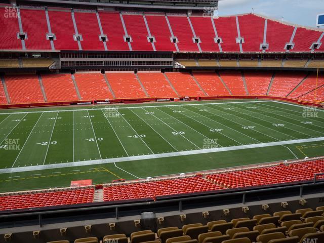 Seating view for GEHA Field at Arrowhead Stadium Section 203