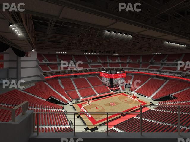 Seating view for Pinnacle Bank Arena Section 322