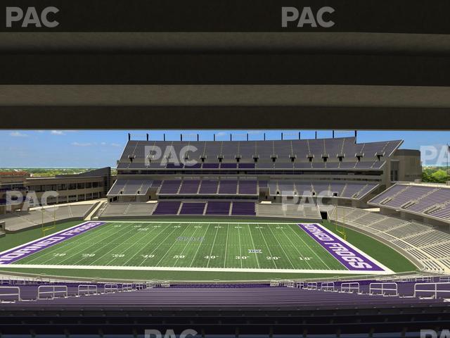 Seating view for Amon G. Carter Stadium Section 233