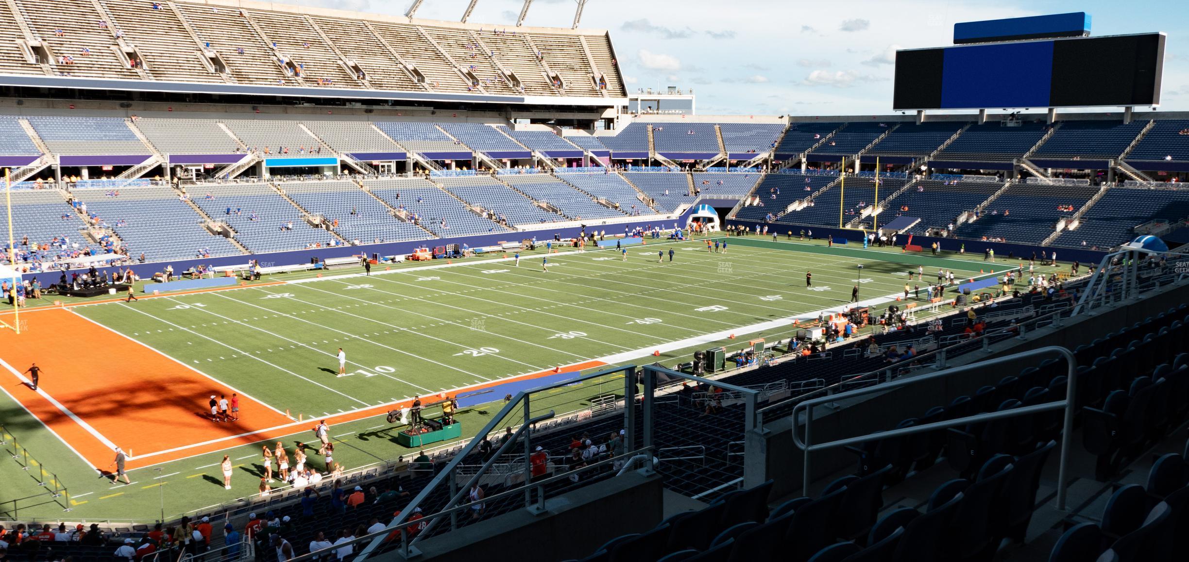 Seating view for Camping World Stadium Section Plaza 40