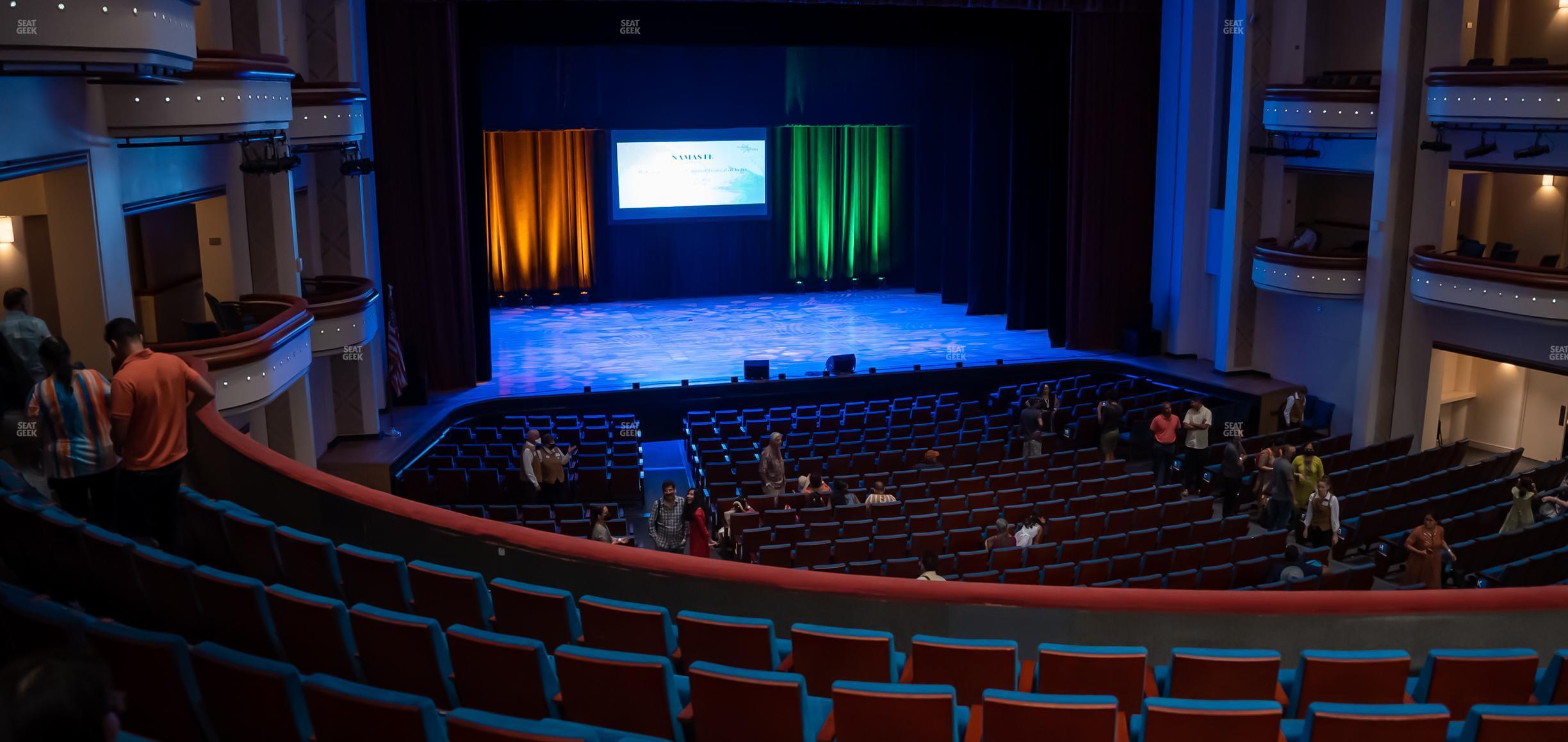 Seating view for Belk Theater at Blumenthal Performing Arts Center Section Grand Tier Left