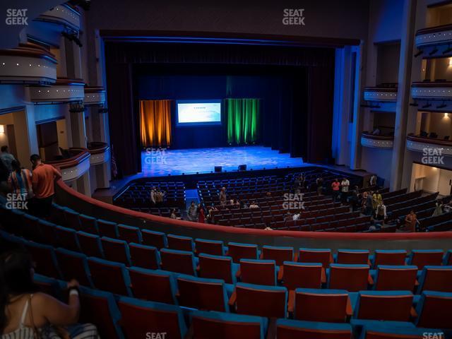 Seating view for Belk Theater at Blumenthal Performing Arts Center Section Grand Tier Left