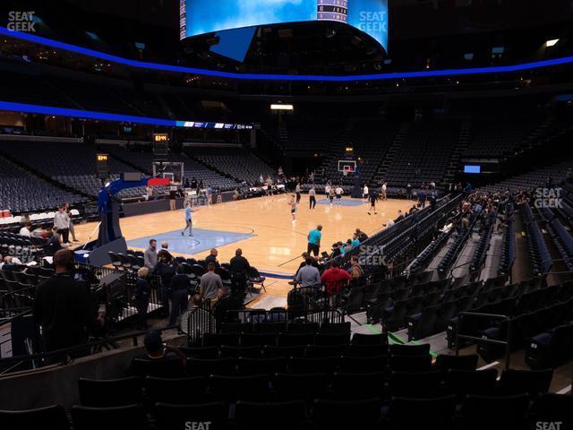 Seating view for FedExForum Section 111