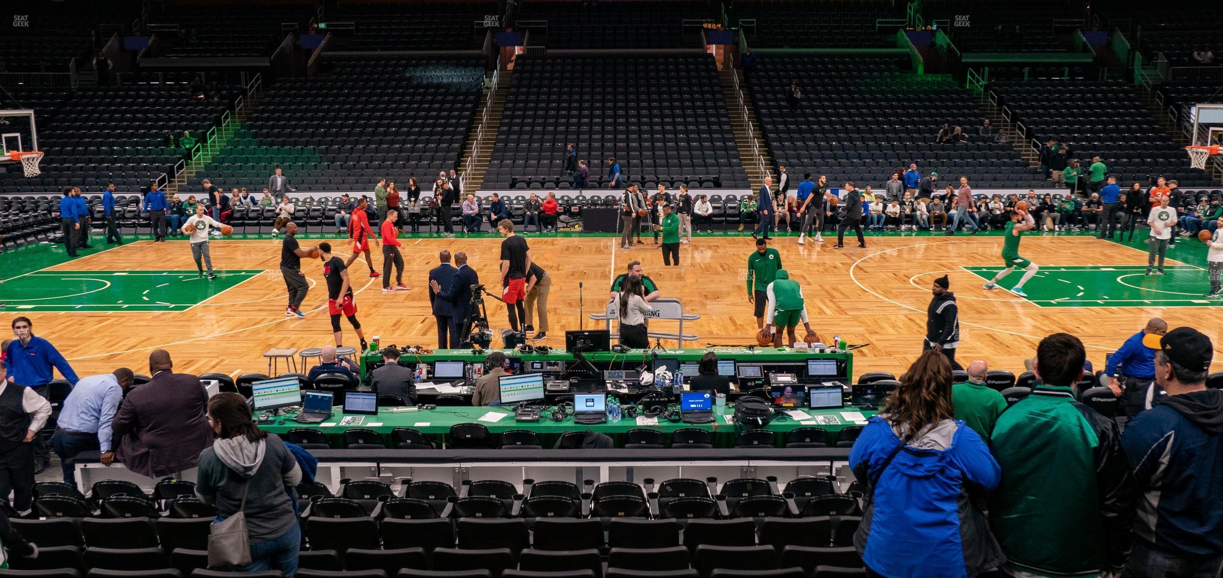 Seating view for TD Garden Section Loge 1