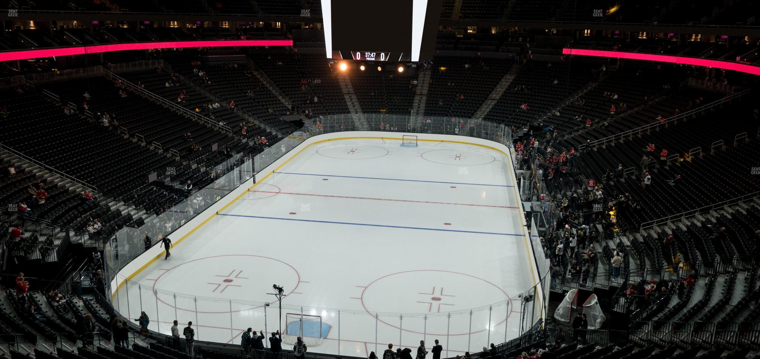 Seating view for T-Mobile Arena Section 102