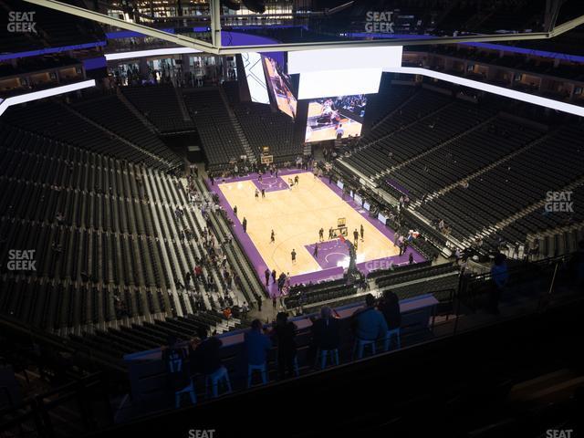 Seating view for Golden 1 Center Section 213