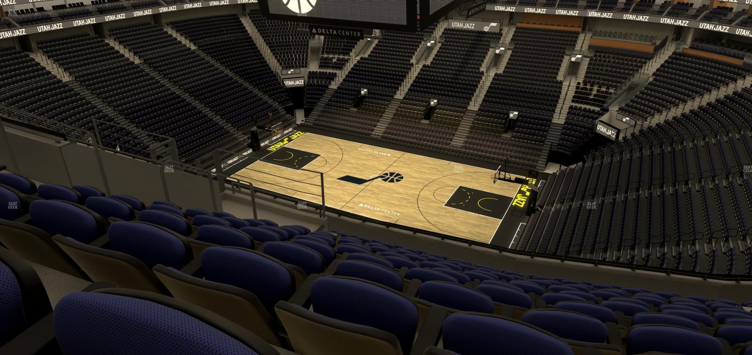 Seating view for Delta Center Section 109