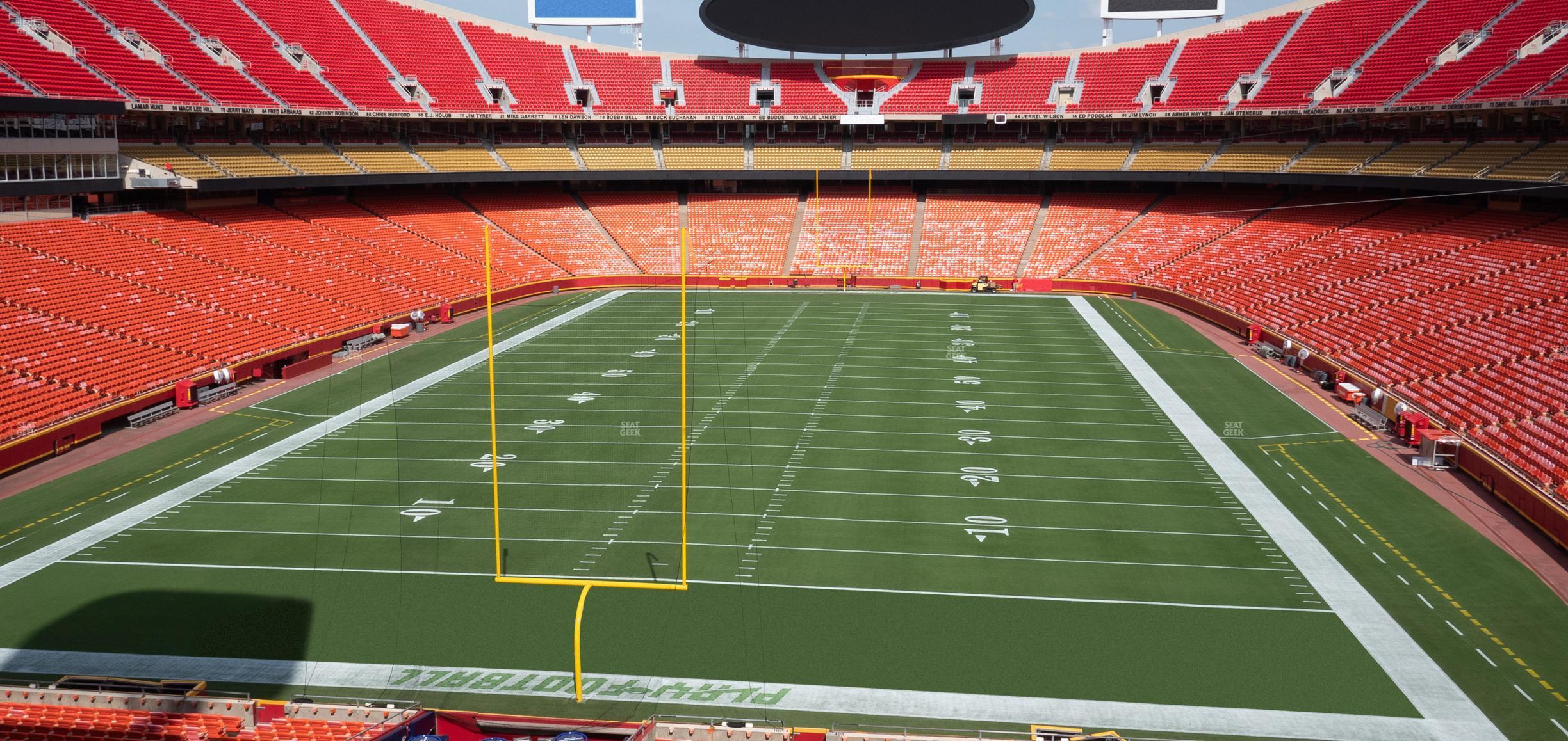 Seating view for GEHA Field at Arrowhead Stadium Section 212