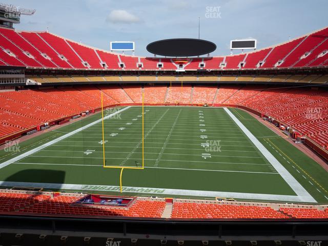 Seating view for GEHA Field at Arrowhead Stadium Section 212