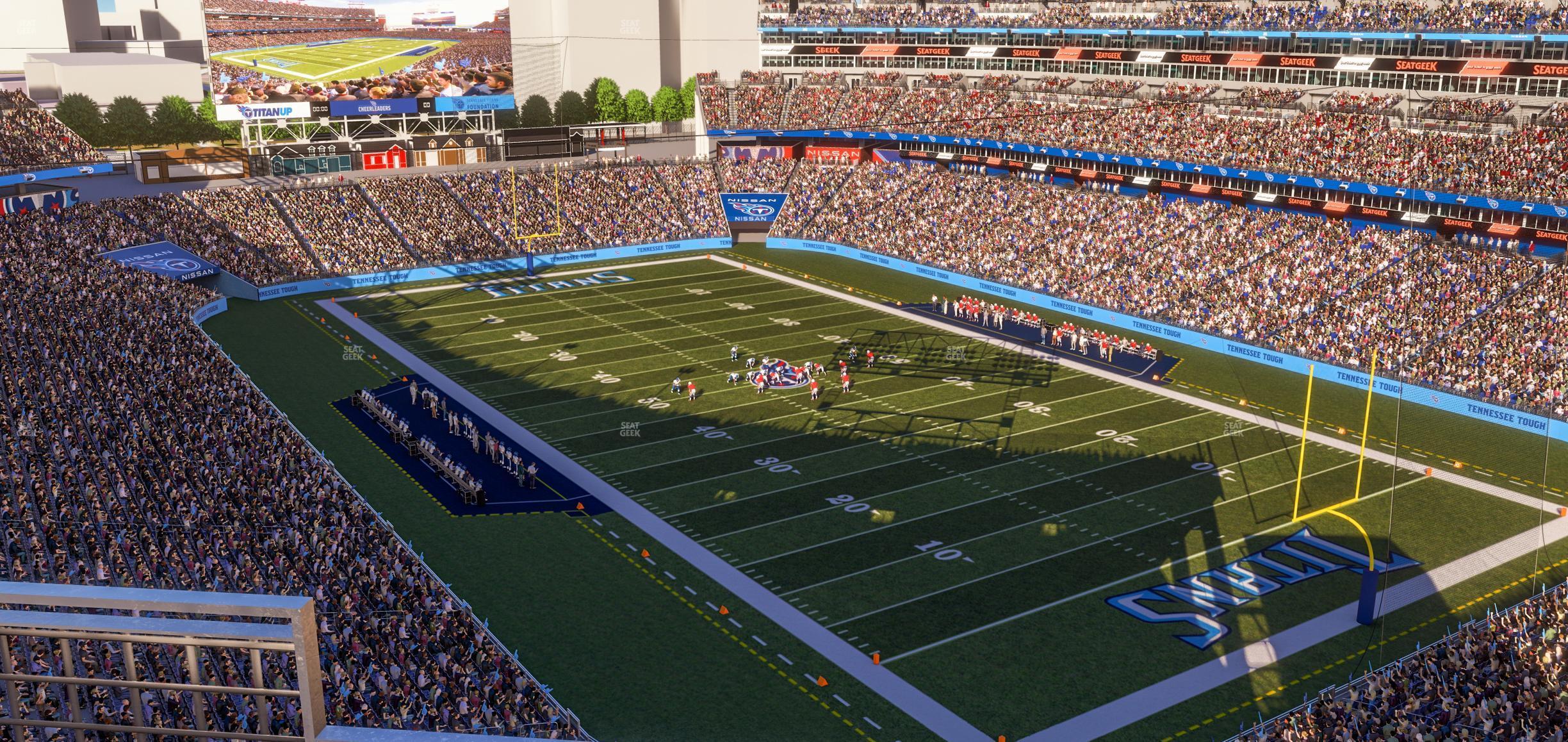 Seating view for Nissan Stadium Section Loge 326