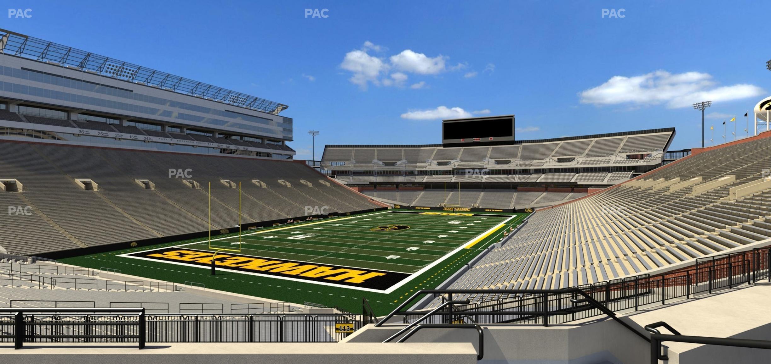 Seating view for Kinnick Stadium Section 212