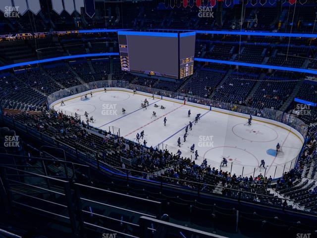 Seating view for Amalie Arena Section 328