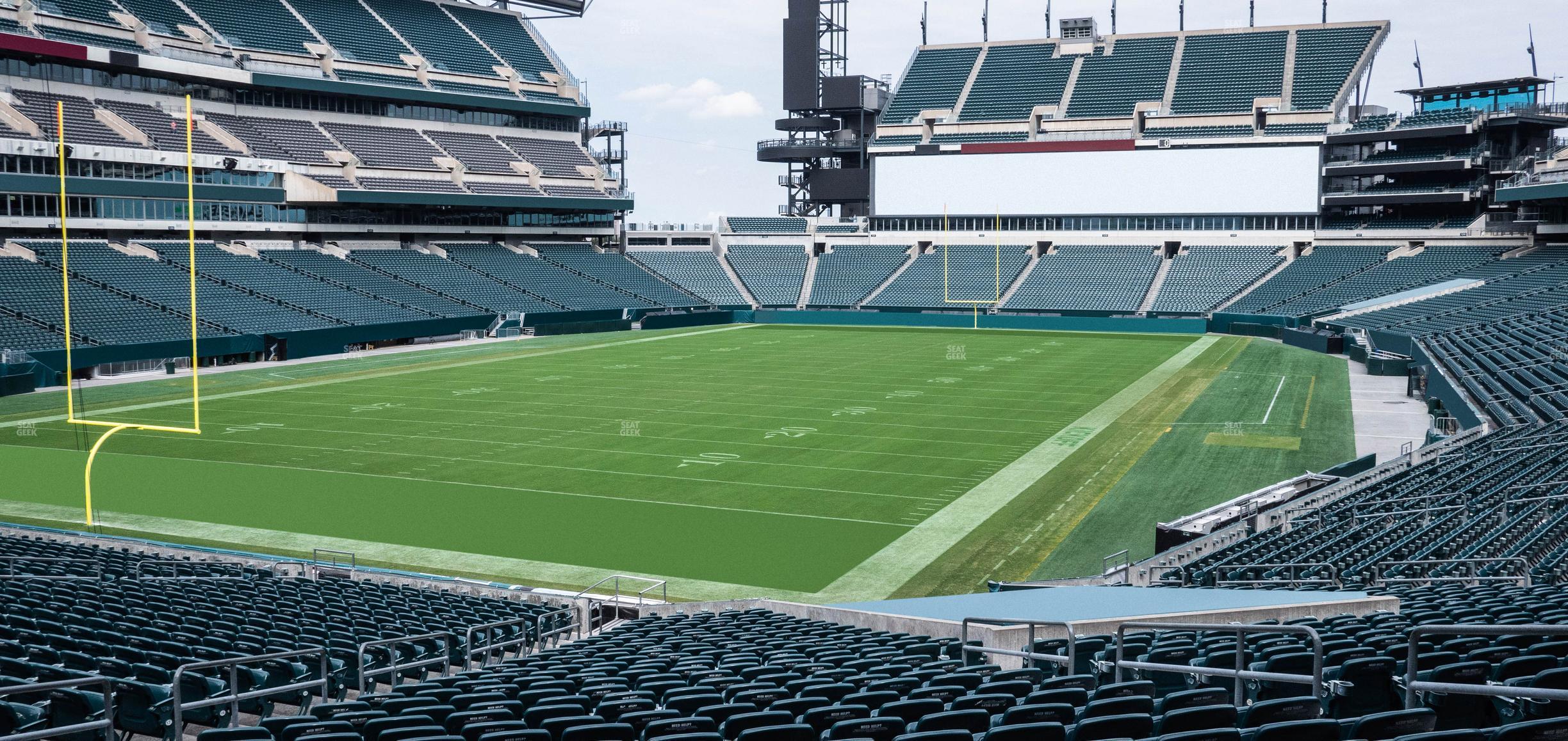 Seating view for Lincoln Financial Field Section 112