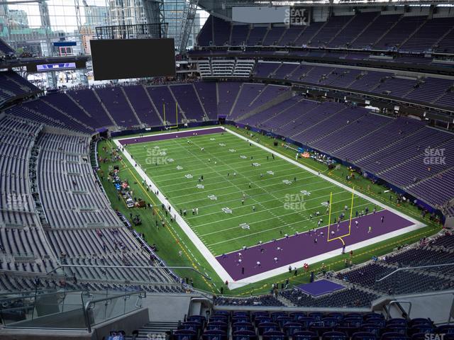 Seating view for U.S. Bank Stadium Section 331