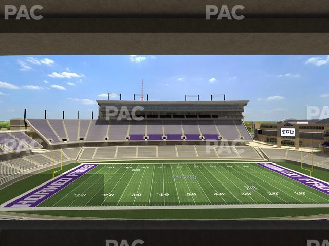 Seating view for Amon G. Carter Stadium Section Champions Suite 11