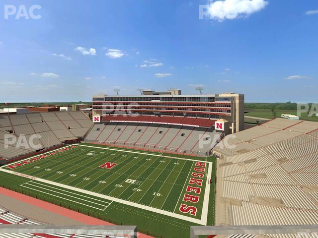 Seating view for Memorial Stadium Nebraska Section 602