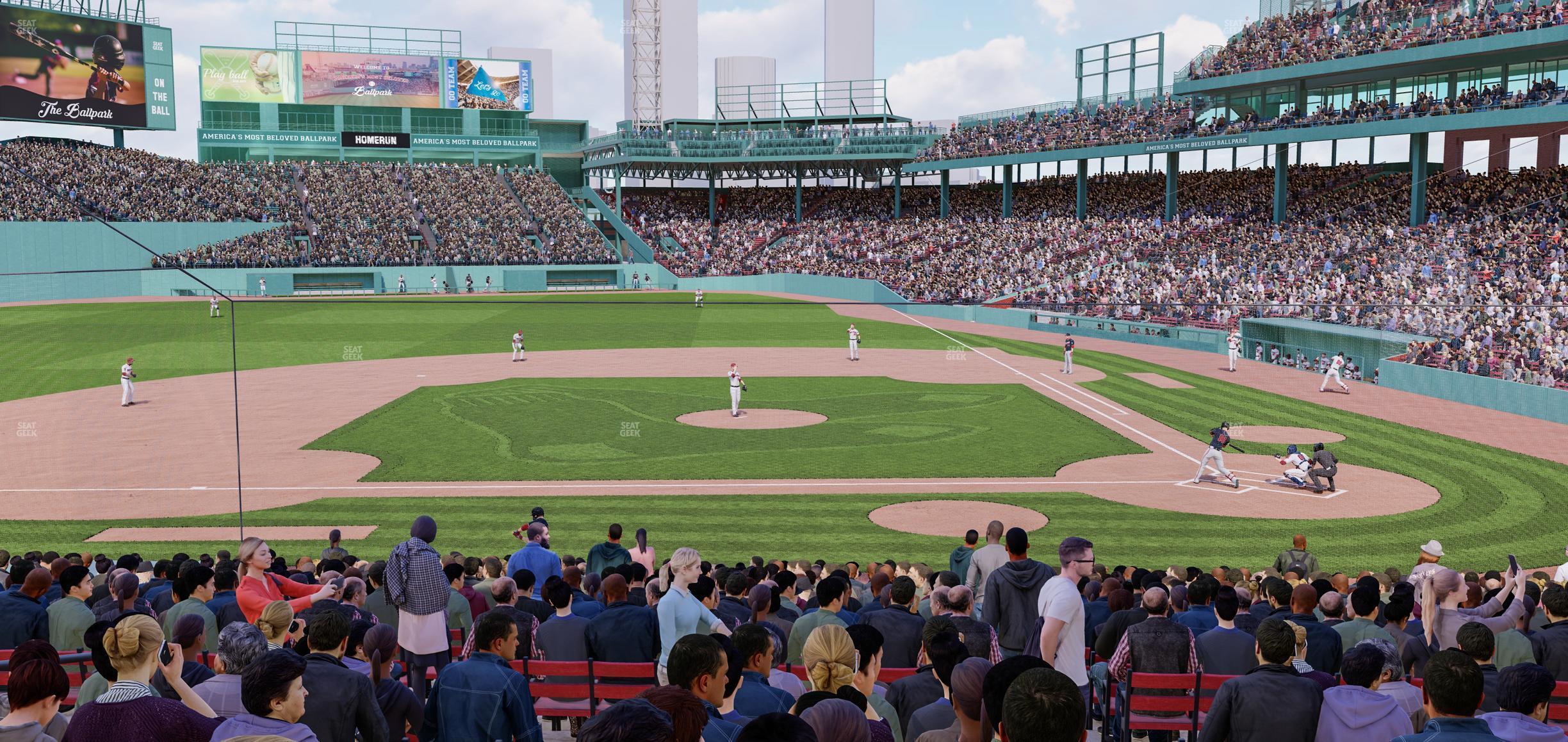 Seating view for Fenway Park Section Loge Box 144