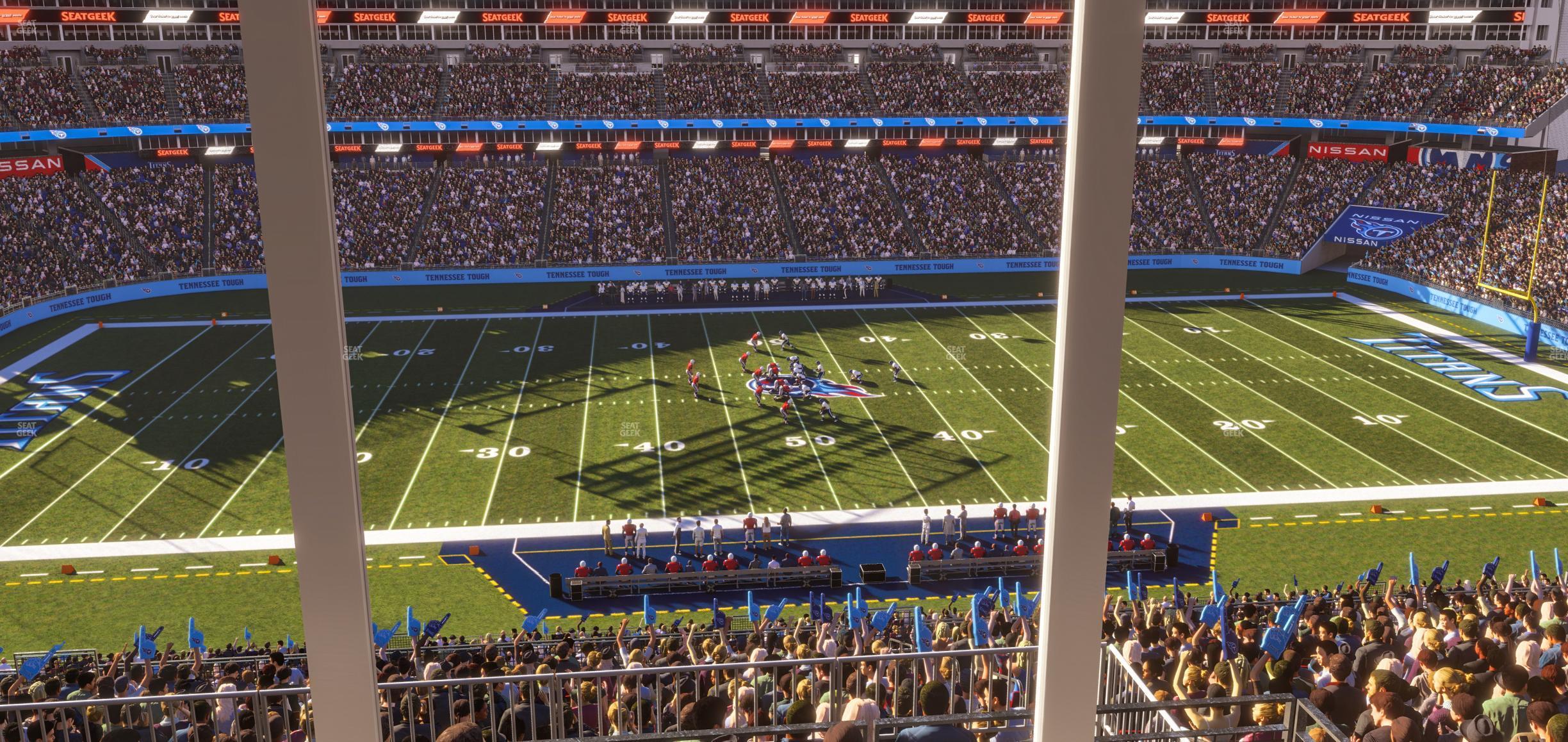 Seating view for Nissan Stadium Section Suite 522 E